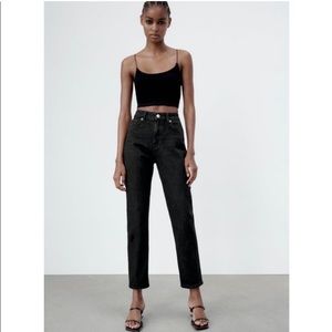 The 90s high waist slim cropped